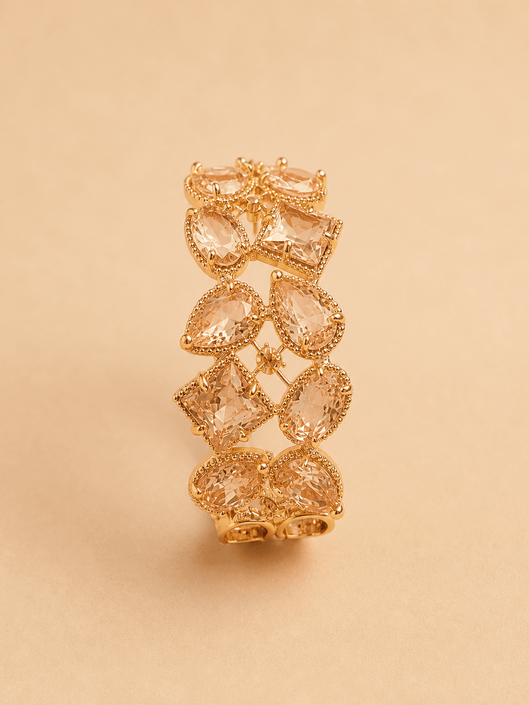Churiwalan Peach Prabha Statement Bracelet