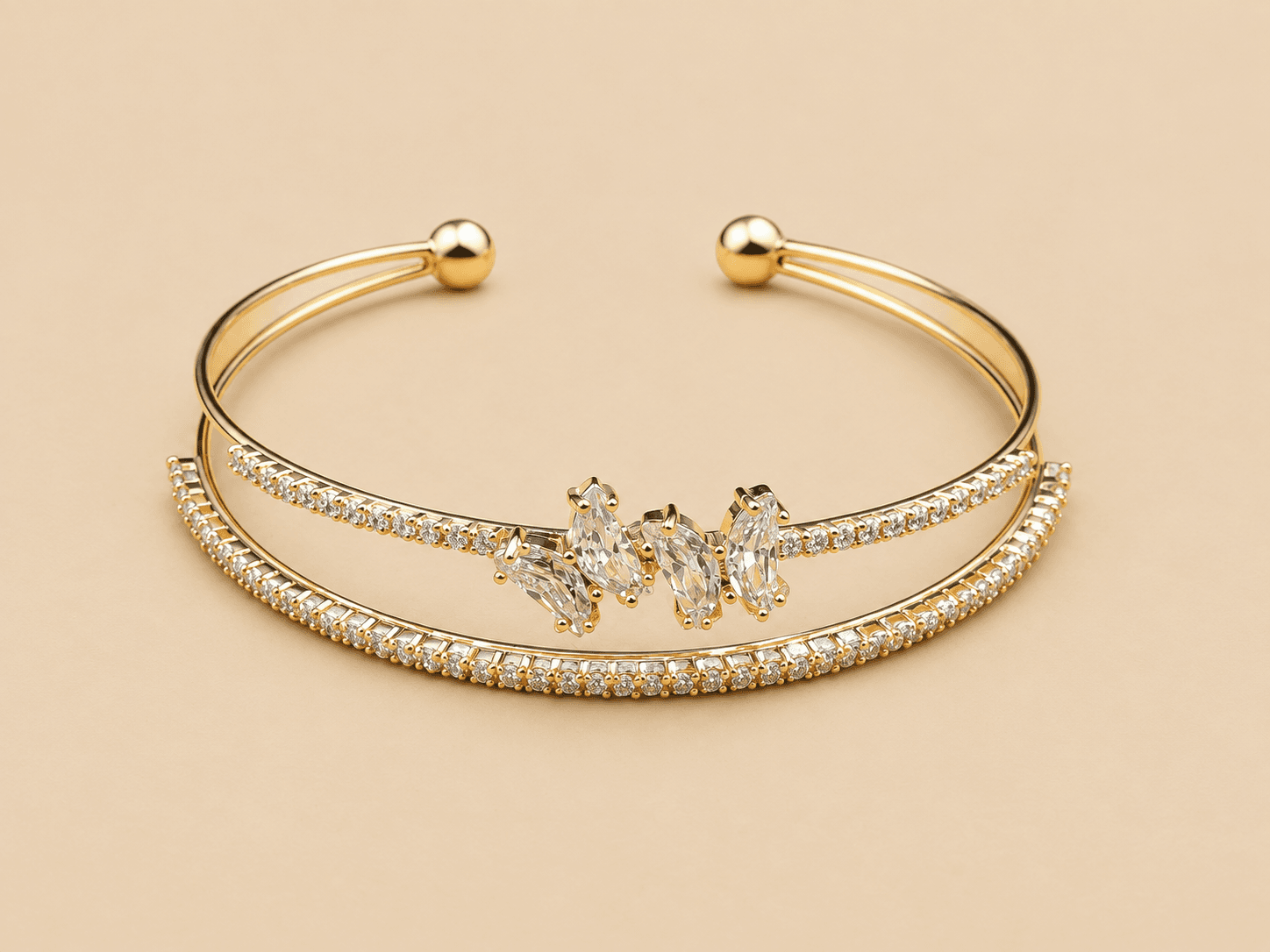 Churiwalan Aabha Open Cuff Bangle